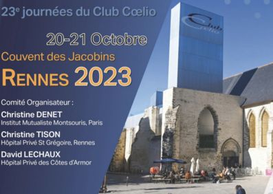 23e Journées du Club Coelio à Rennes oct 2023